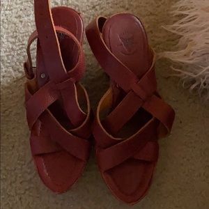 Frye boots sandals . Size 9 .